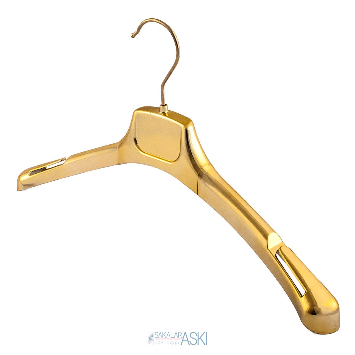 Chrome clothes hanger