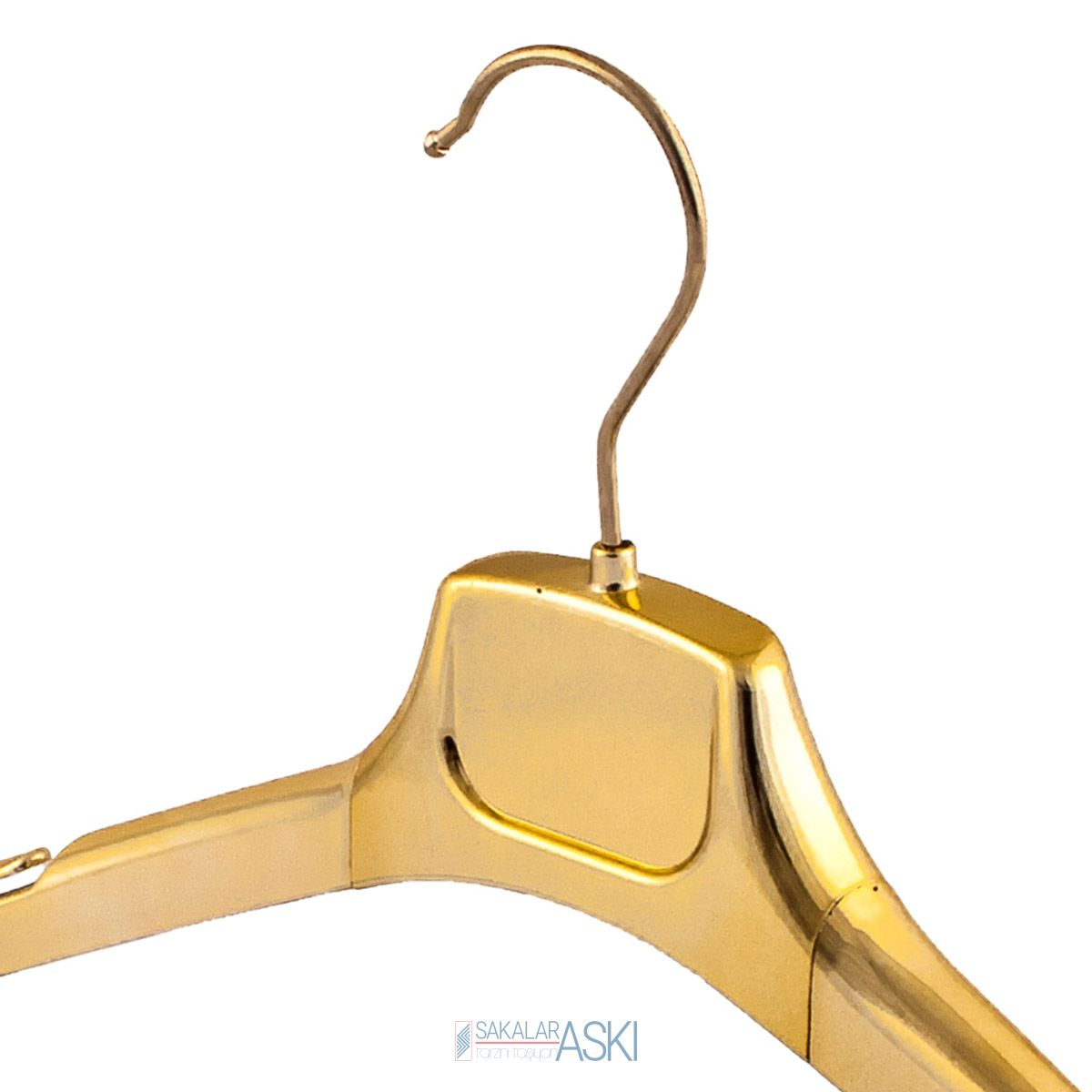 Chrome clothes hanger